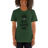 Womens T-Shirt "BTC Save me Crown"