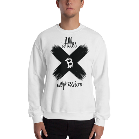 Mens Sweatshirt "Alles Depression"