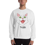 Mens Sweatshirt "MIAU CAT"