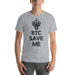 Mens T-Shirt "BTC Save Me"