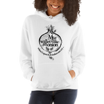 Womens Hoodie "My Wallet Is Like An Onion BW"