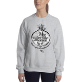 Womens Sweatshirt "My Wallet Is Like An Onion BW"