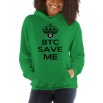 Womens Hoodie "BTC Save Me"