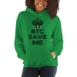 Womens Hoodie "BTC Save Me"