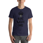 Mens T-Shirt "BTC Save Me"