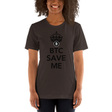 Womens T-Shirt "BTC Save me Crown"