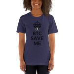 Womens T-Shirt "BTC Save me Crown"