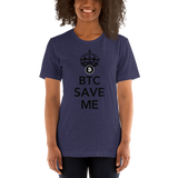 Womens T-Shirt "BTC Save me Crown"