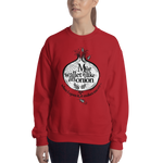 Womens Sweatshirt "My Wallet Is Like An Onion BW"