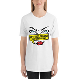 Womens T-shirt "HEY KIDS WANT TO BUY BTC"