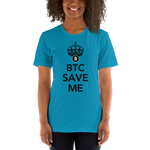 Womens T-Shirt "BTC Save me Crown"