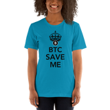 Womens T-Shirt "BTC Save me Crown"