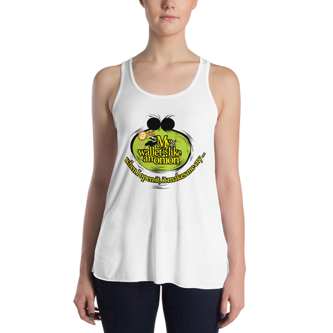 Womens Tank Top "My Wallet Is Like An Onion"